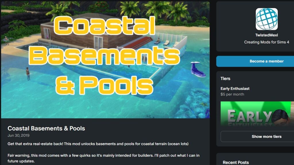 coastal and basemant pool mods