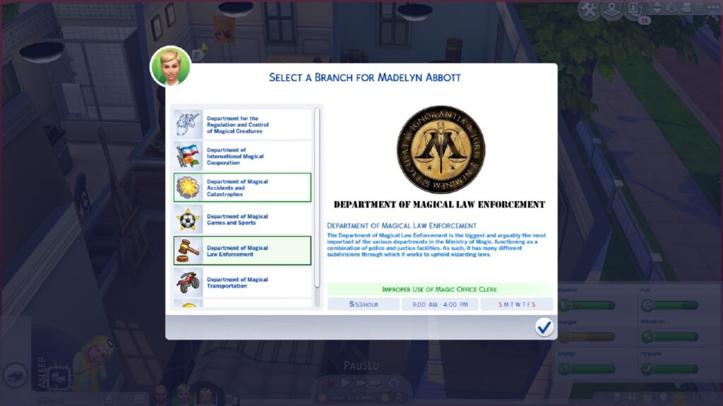 sims 4 career lawyer