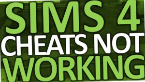 sims 4 cheats ps5 not working