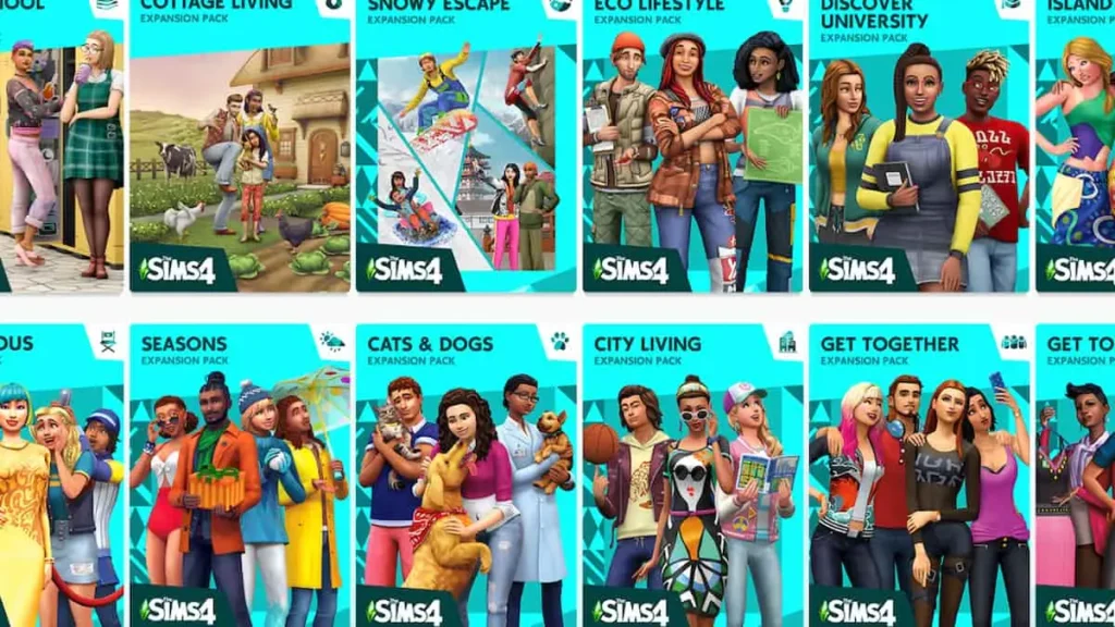 expansions sims 4