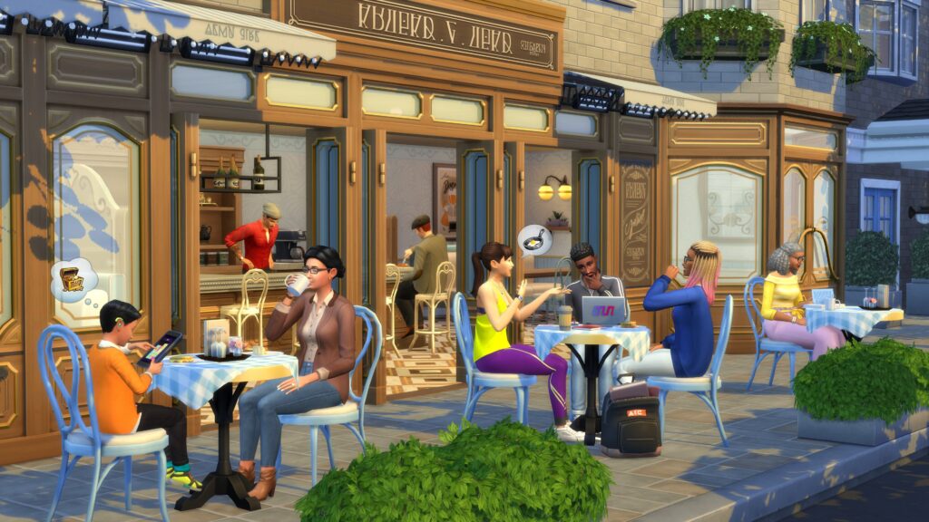 sims 4 cozy bistro